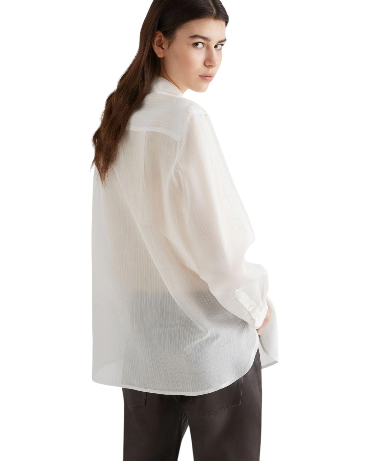 Πουκάμισο με δαντέλα CRISTIN