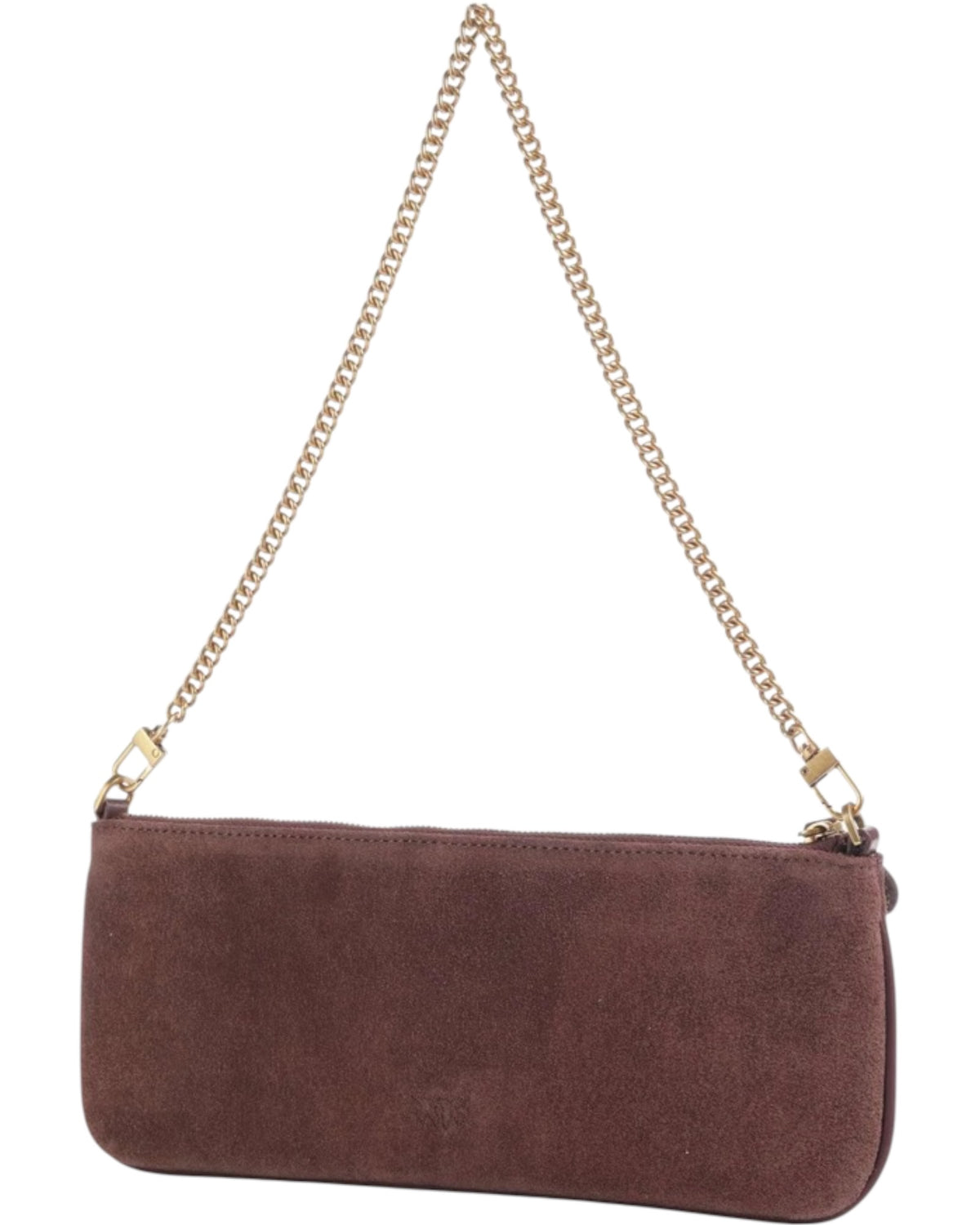 Μικρή τσάντα suede NEW HORIZONTAL FLAT SUEDE