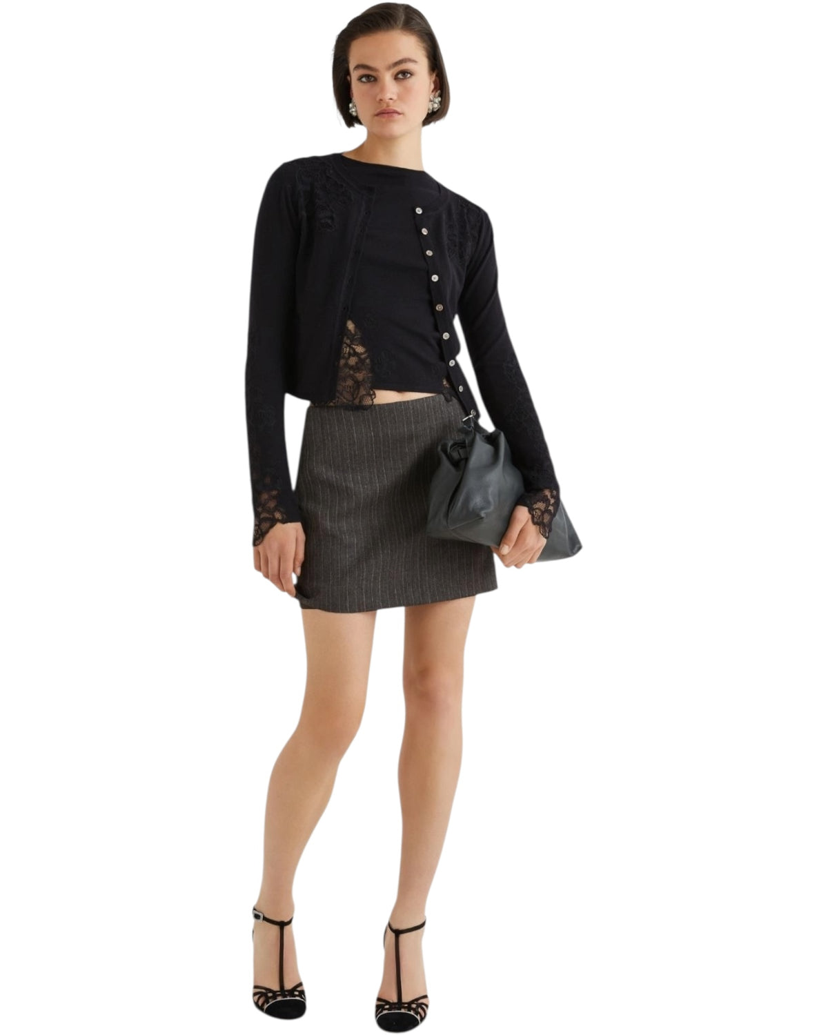 Πουλόβερ με δαντέλα TORSO