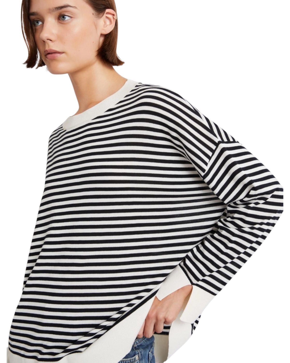 Πουλόβερ με λαιμόκοψη MLSGIARA