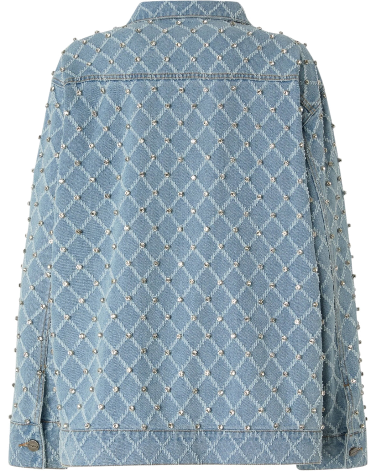 Τζιν μπουφάν με μοτίβο διαμαντιών PIFERAIO