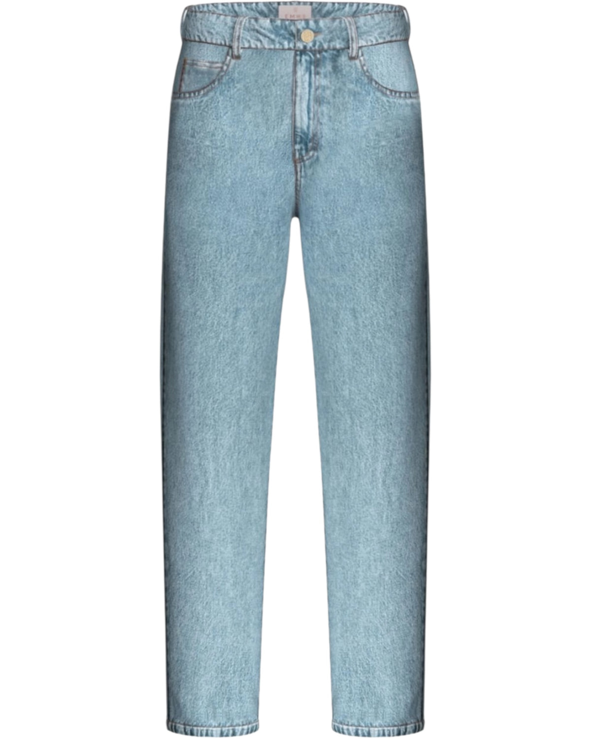 Τζιν παντελόνι mom-fit EMMAGITARE