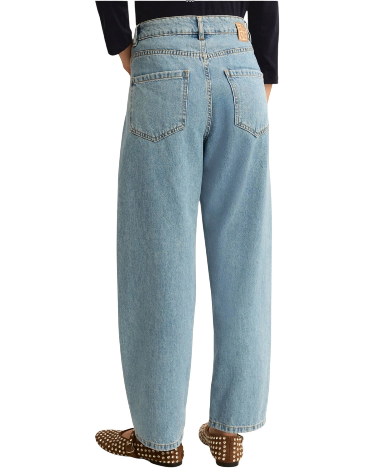 Τζιν παντελόνι mom-fit EMMAGITARE