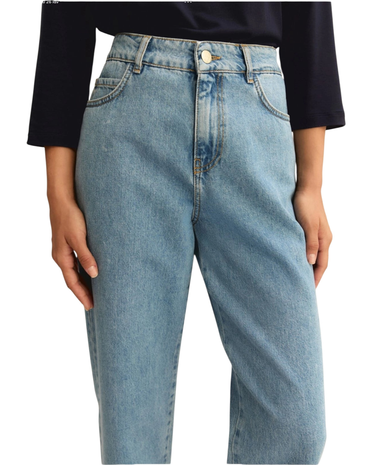 Τζιν παντελόνι mom-fit EMMAGITARE