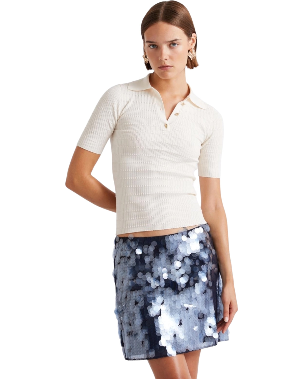 Πόλο μπλουζάκι από βισκόζη MLLLEGNO