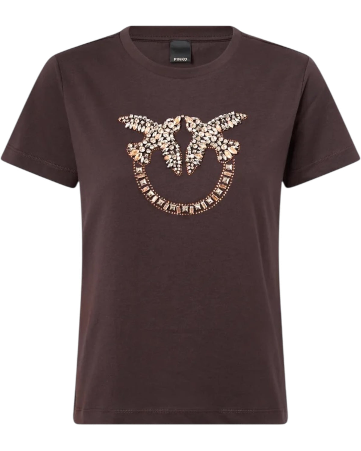 T-shirt QUENTIN Love Birds με διακοσμητικά στοιχεία