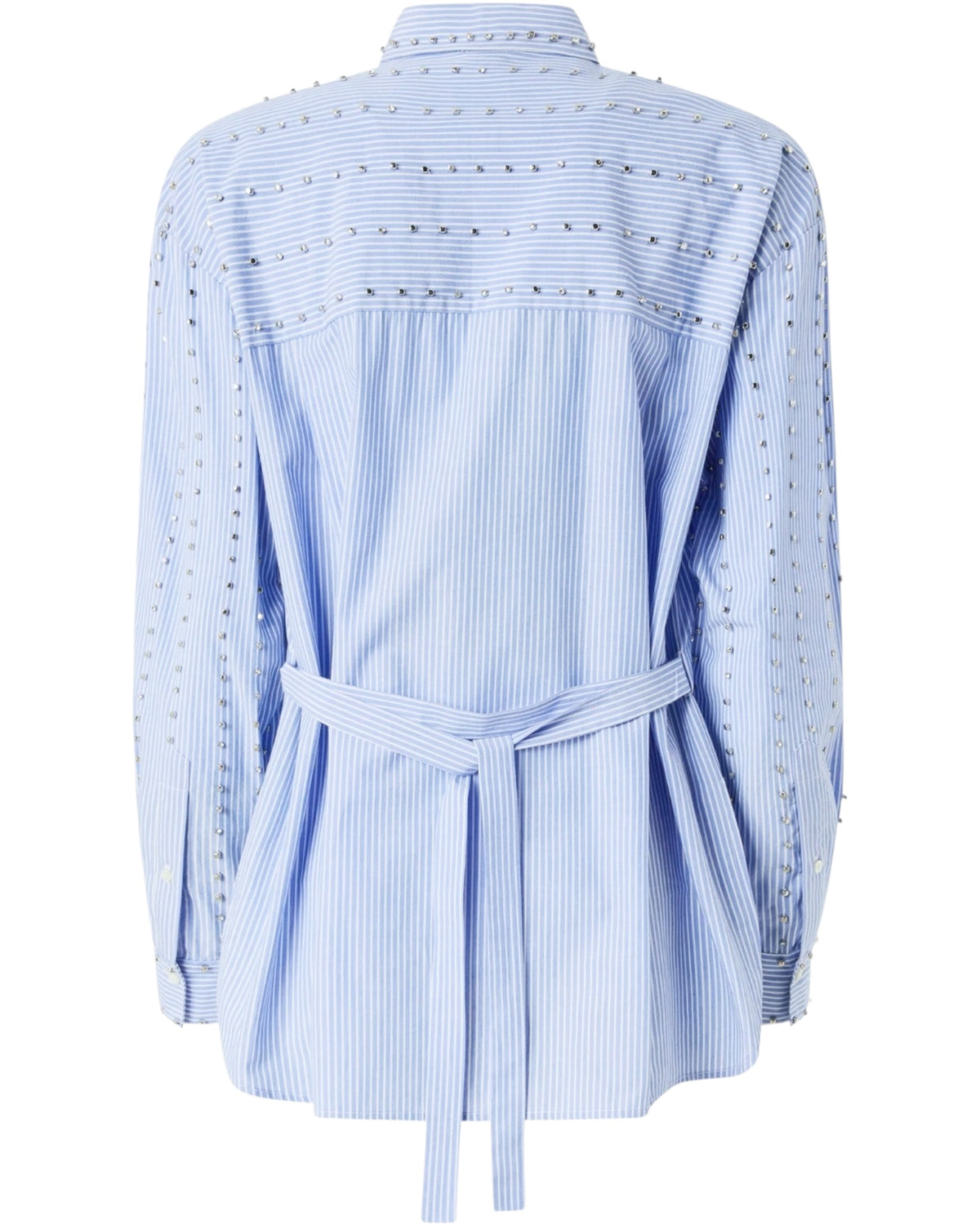 Ριγέ πουκάμισο με στρας CARLEY