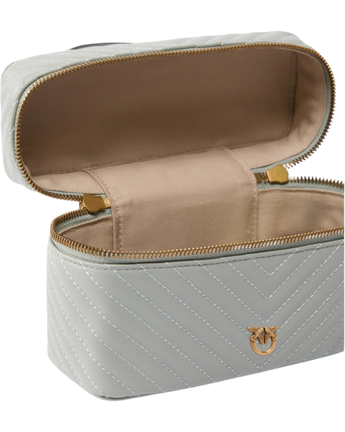 Μίνι τσάντα από δέρμα σε σχήμα chevron VANITY SOFT MINI