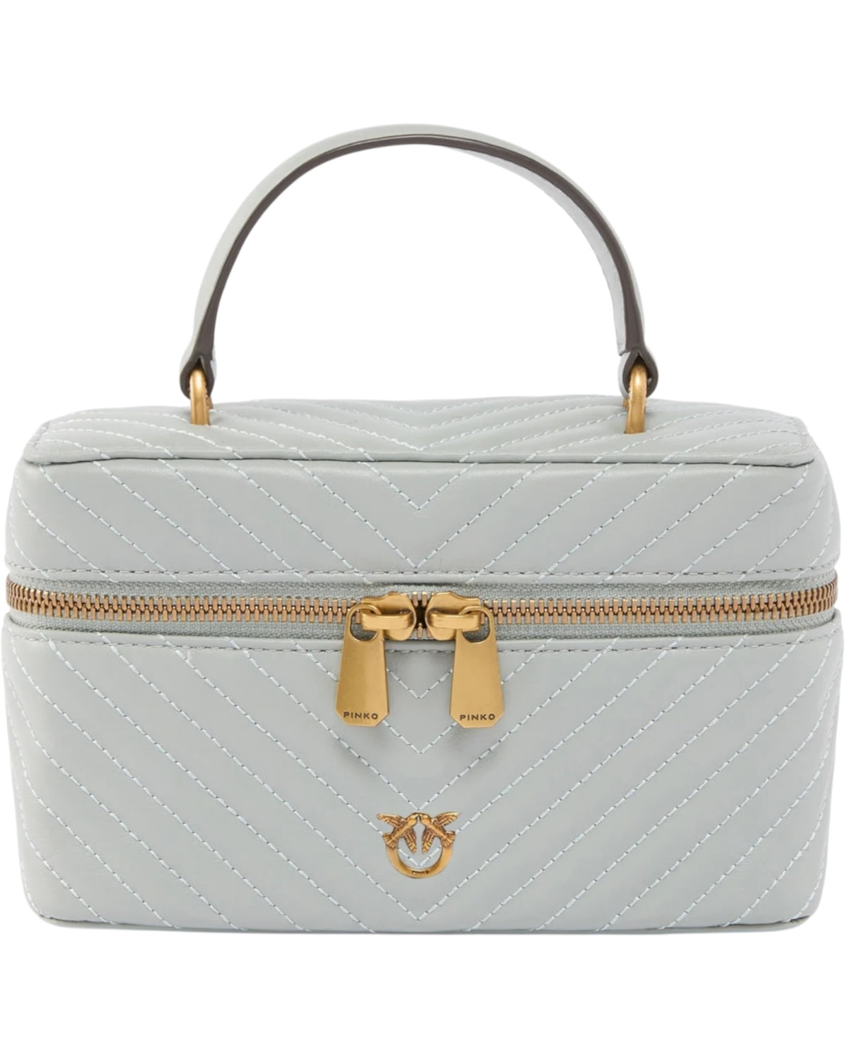 Μίνι τσάντα από δέρμα σε σχήμα chevron VANITY SOFT MINI