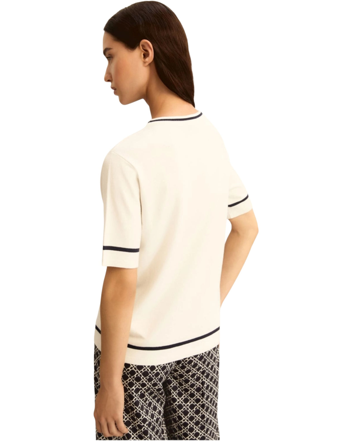 Μπλούζα από ελαστική βισκόζη EMMBOCCALE