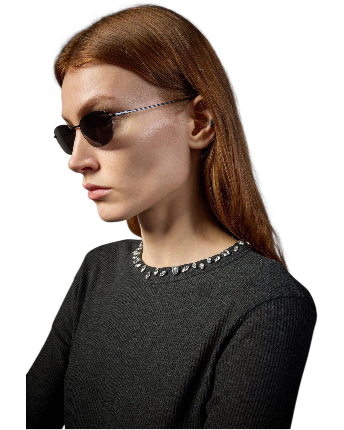 Πλεκτό μπλουζάκι με διακοσμητικές λεπτομέρειες SWAMI