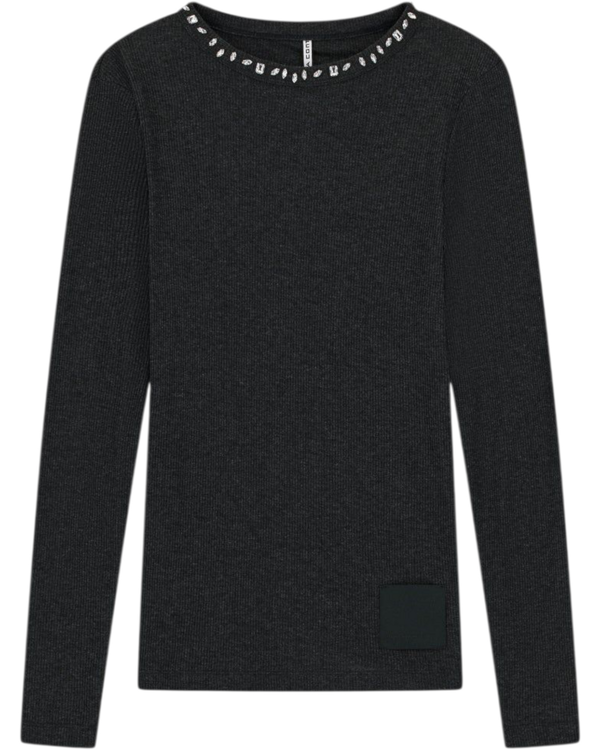 Πλεκτό μπλουζάκι με διακοσμητικές λεπτομέρειες SWAMI