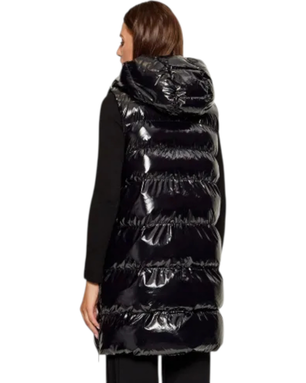 Αμάνικο μπουφάν με κουκούλα GRAFFETTA