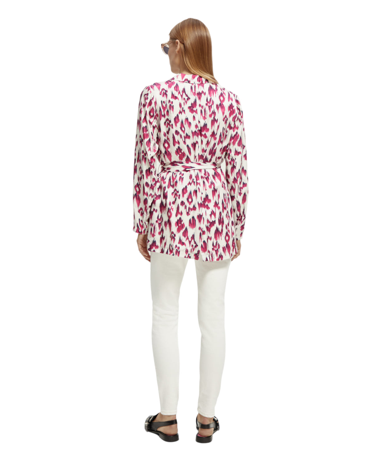 Blazer με εμπριμέ print