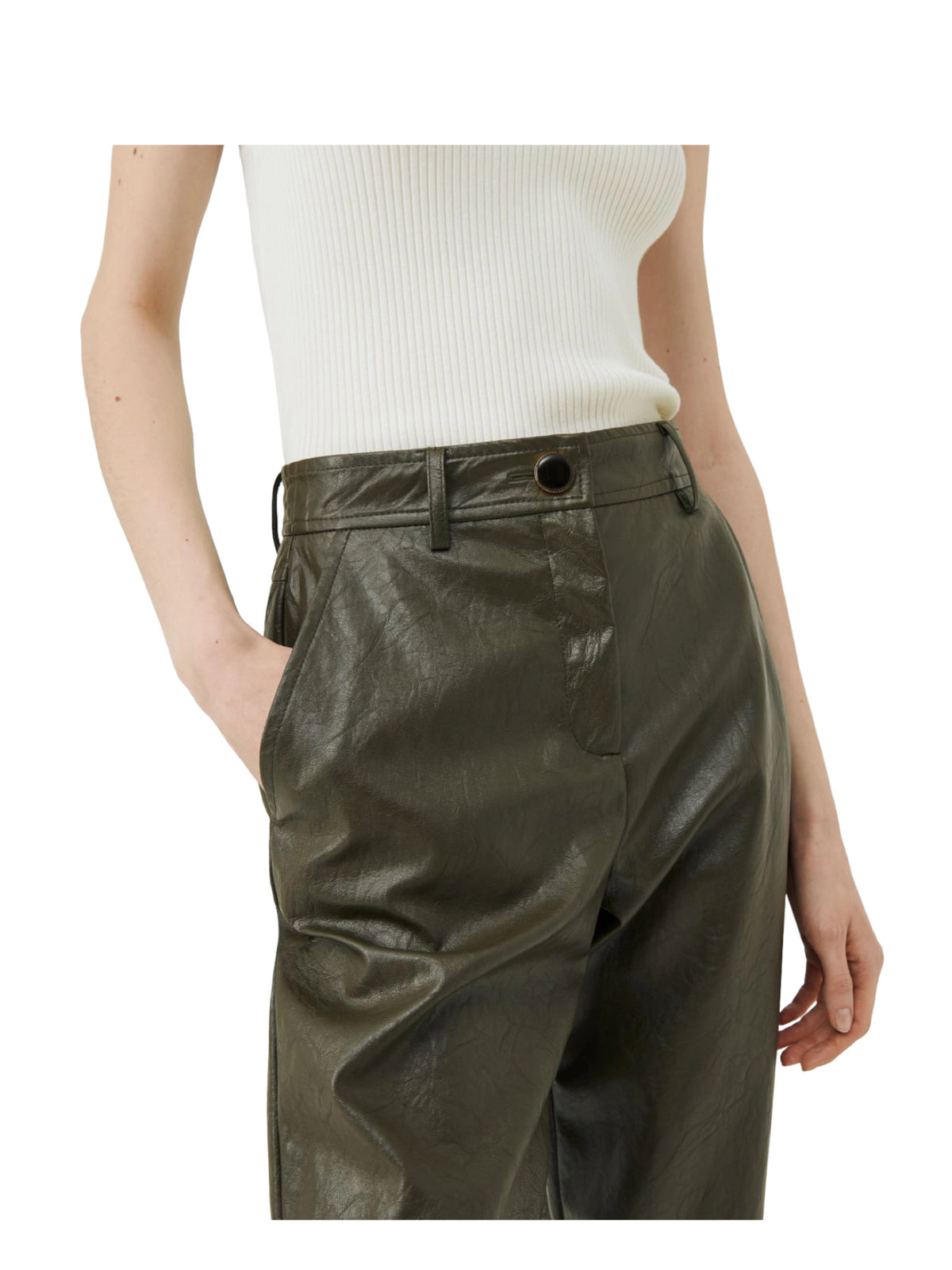 Παντελόνι δερμάτινο σε ίσια γραμμή DRINA