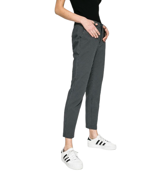 Παντελόνι σε ίσια γραμμή με πουα σχέδιο