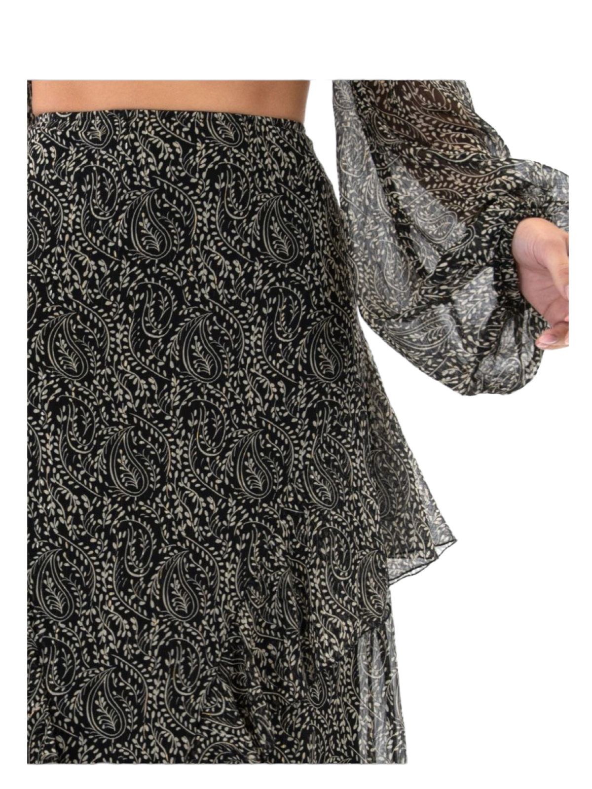 Φούστα Midi με βολάν