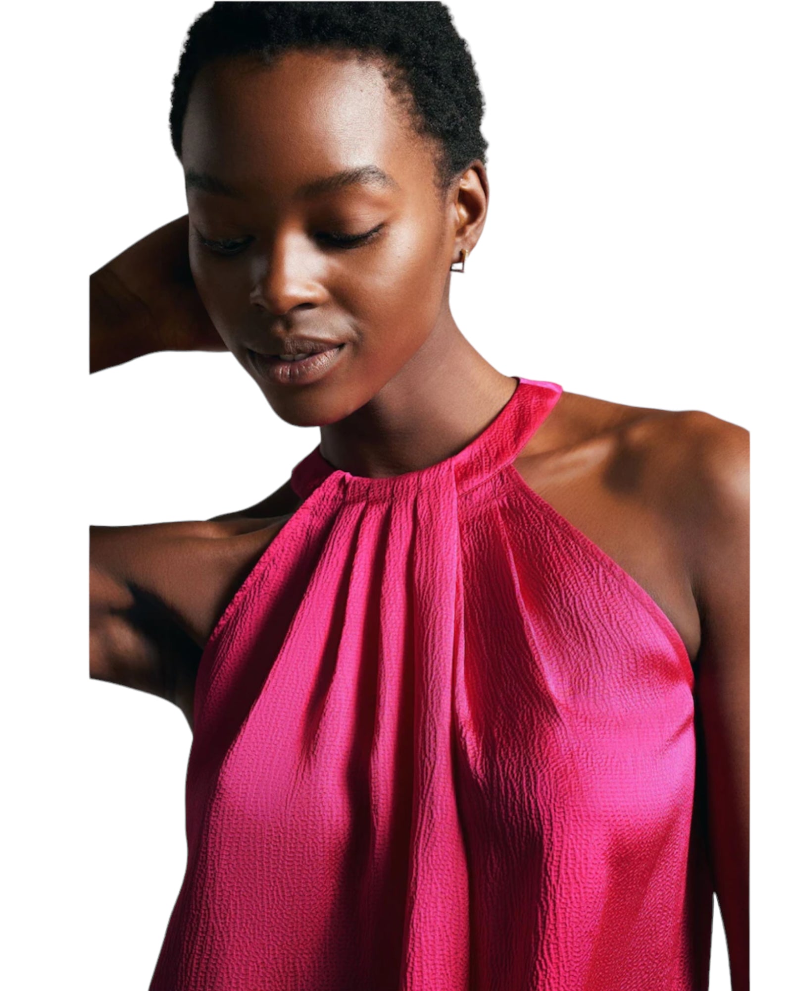 Μπλούζα αμάνικη με πιέτες CORRALI