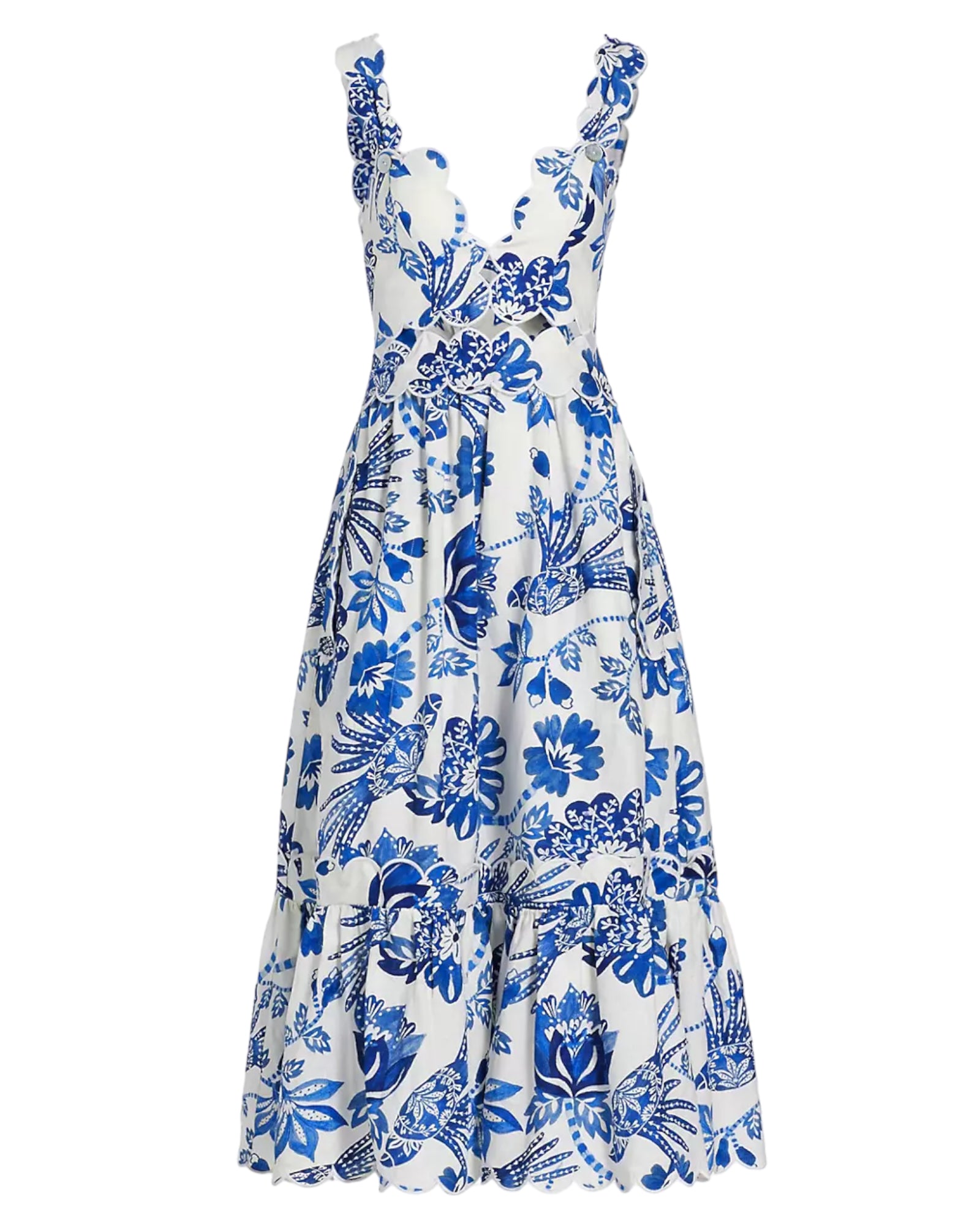 Φόρεμα Midi με floral print