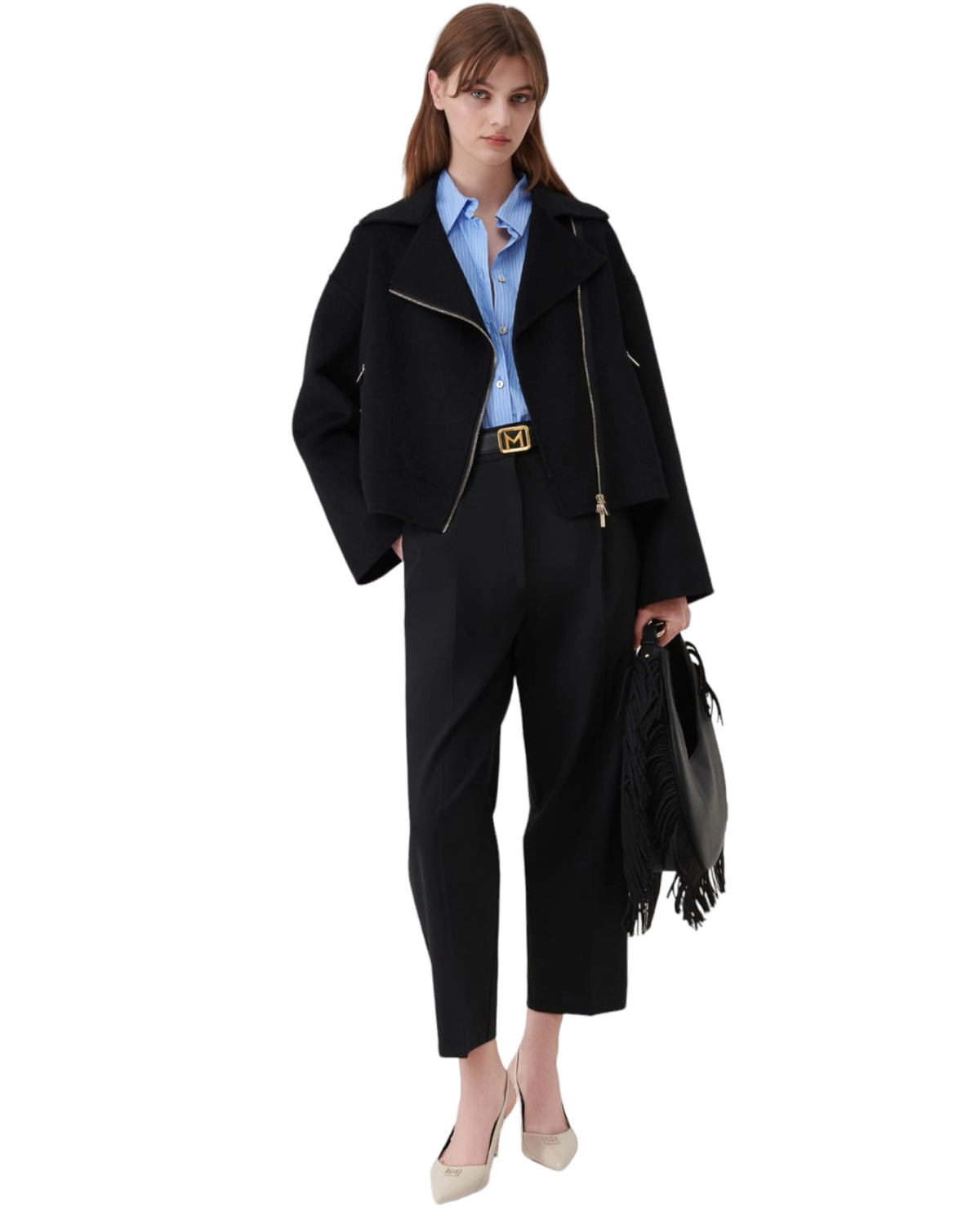 Παντελόνι ψηλόμεσο μάλλινο SBARCO