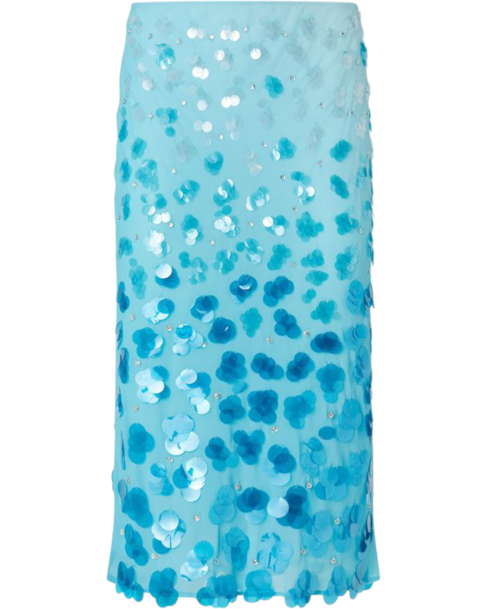 Midi φούστα με πούλιες και στρας PAVESE