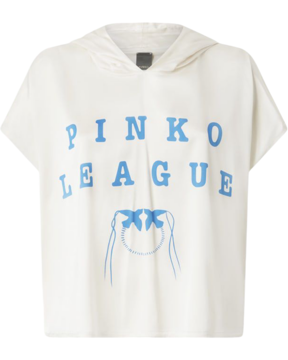 Μπλούζα με κουκούλα και στάμπα PINKO League BELINDA