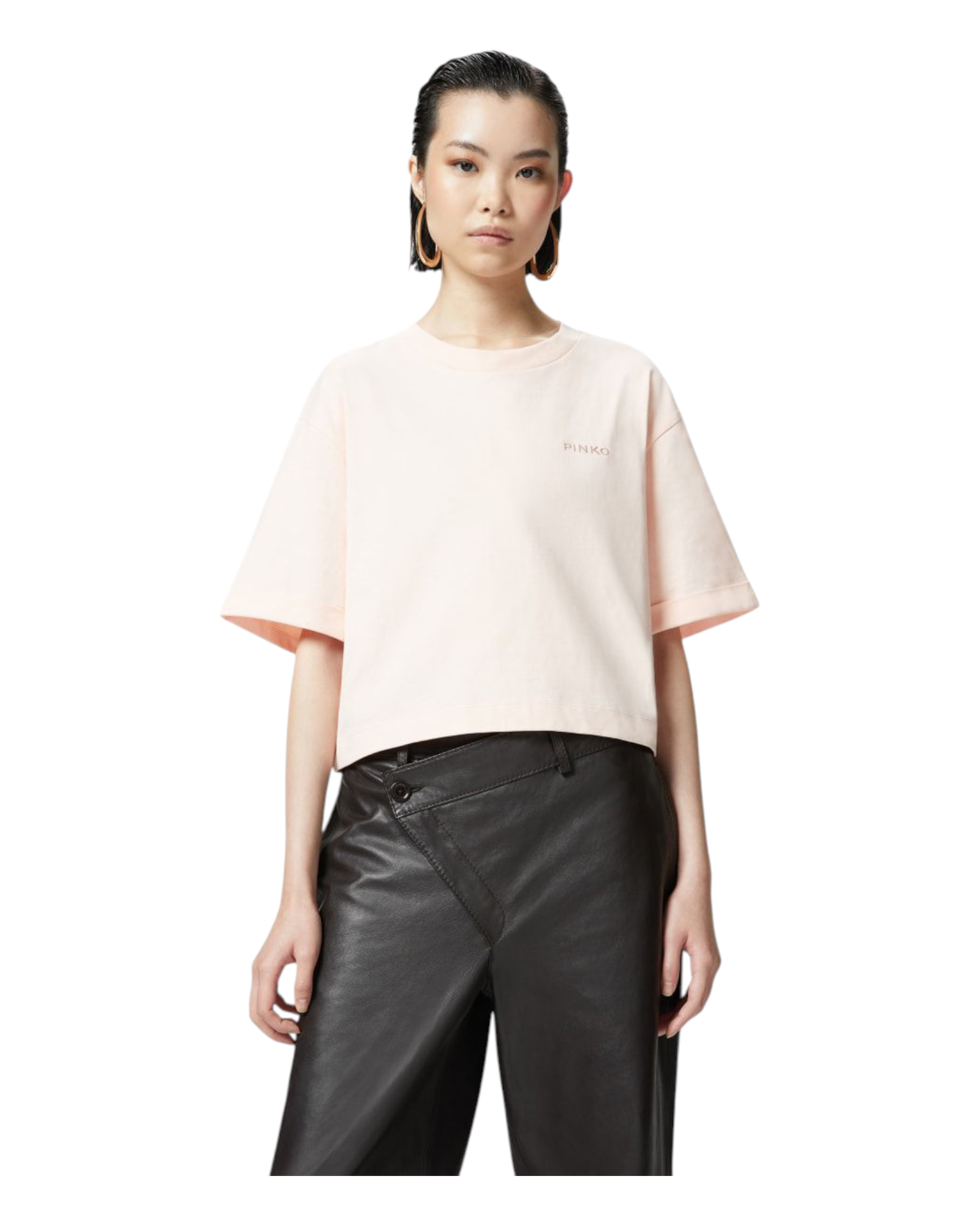 Crop top με λογότυπο pinko DOUALA