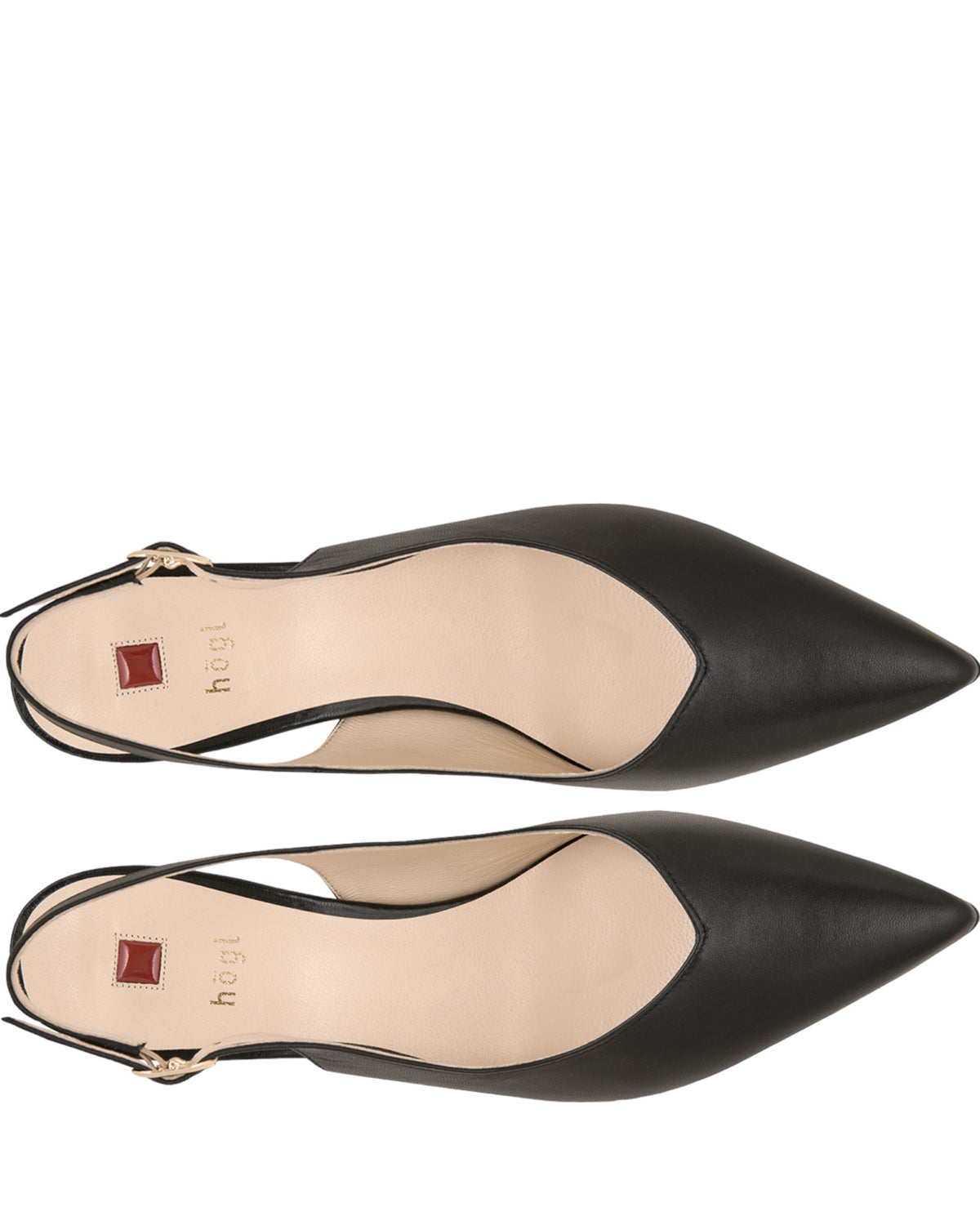 Γόβες δερμάτινες χαμηλές