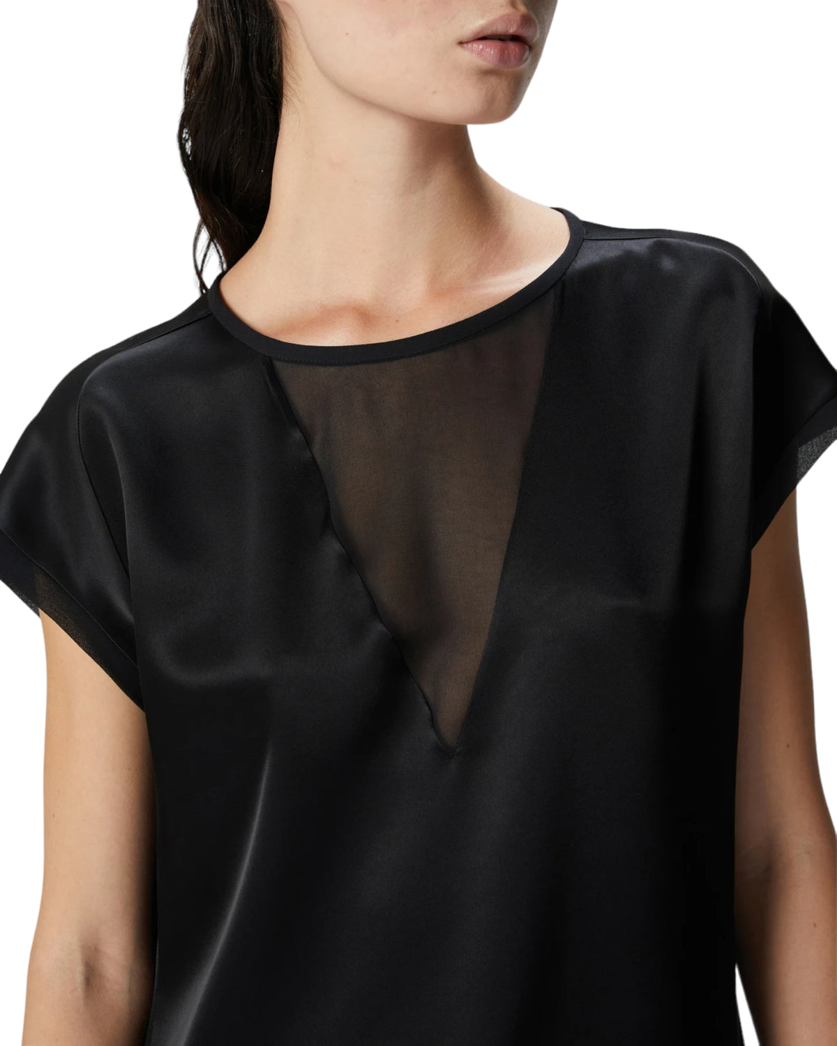 Μπλούζα σατέν ORANGE