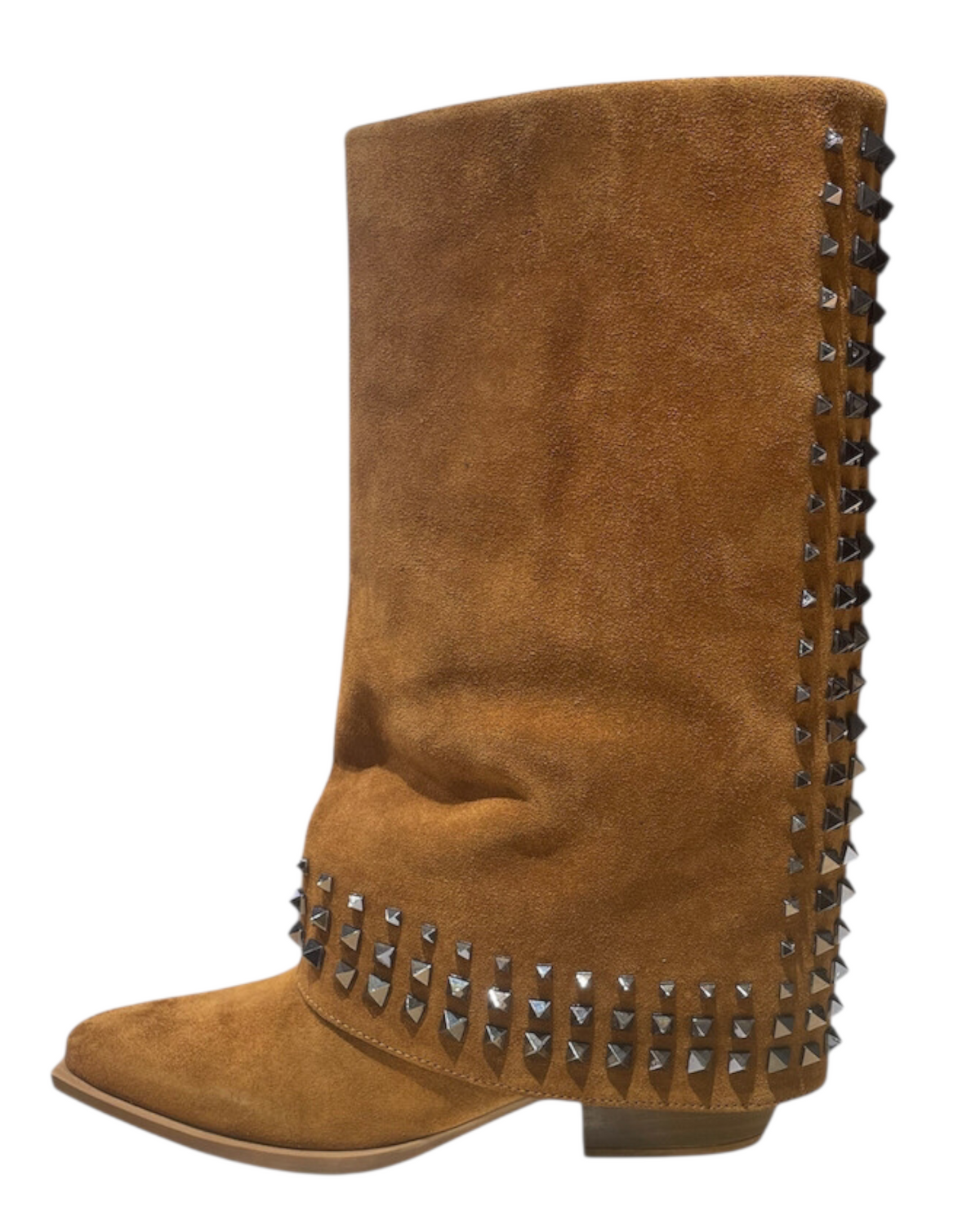 Δερμάτινες μπότες με τρουκς