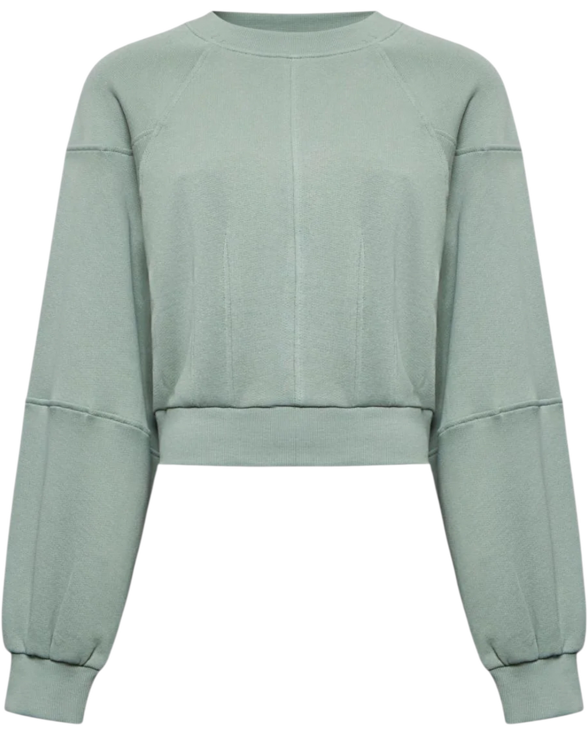 Cropped φούτερ με balloon μανίκια YAZID