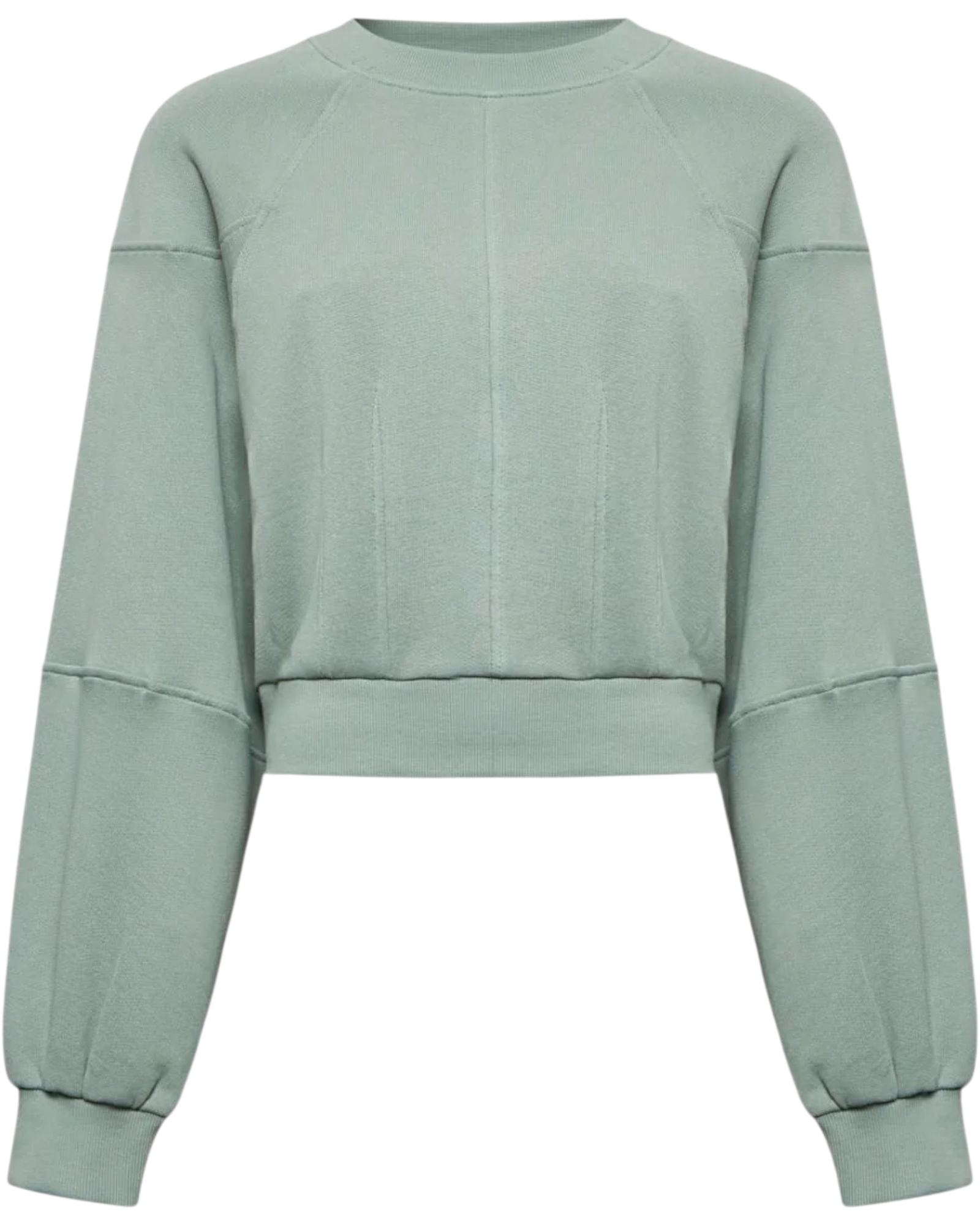 Cropped φούτερ με balloon μανίκια YAZID