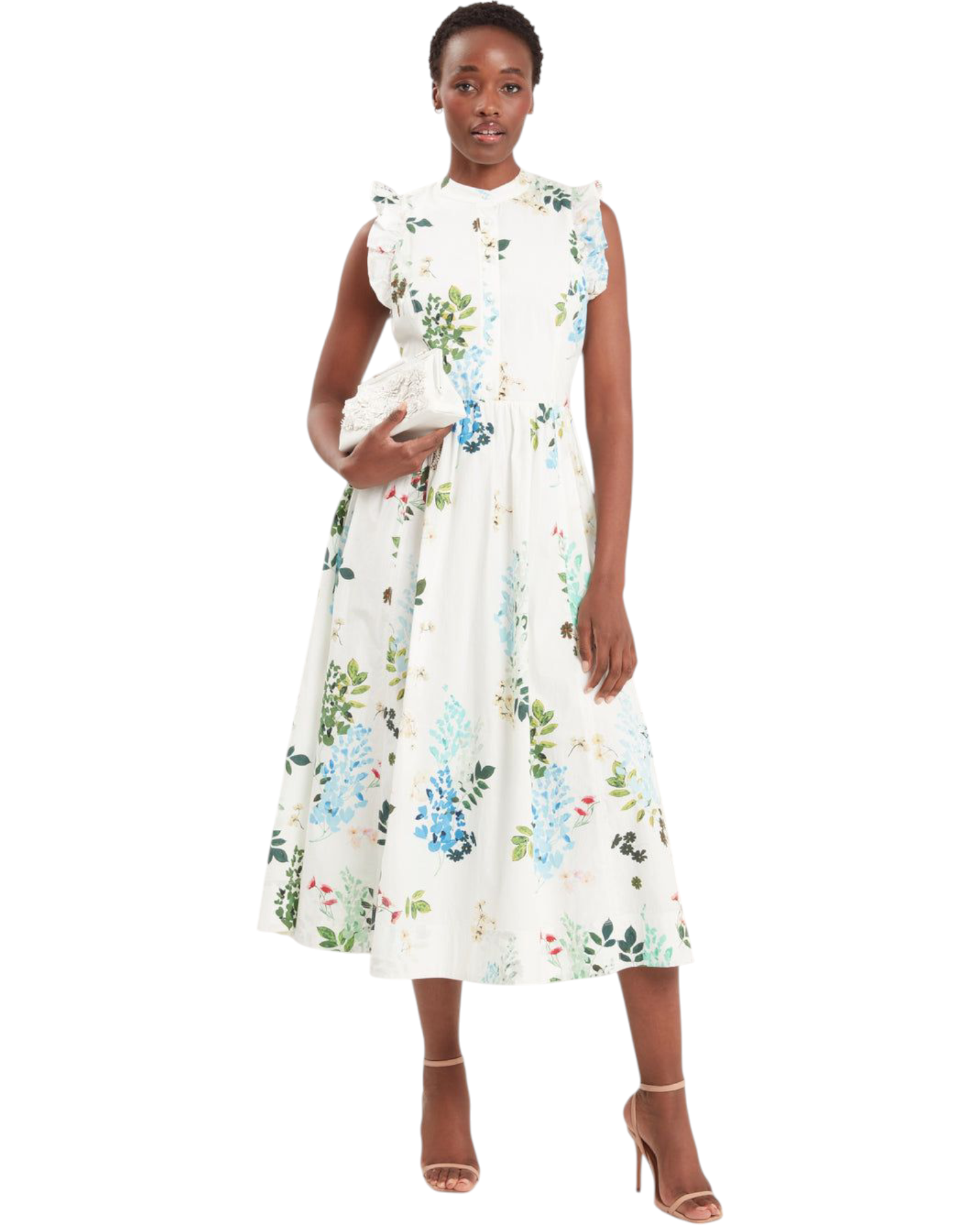 Midi φόρεμα με floral print GIOLIA