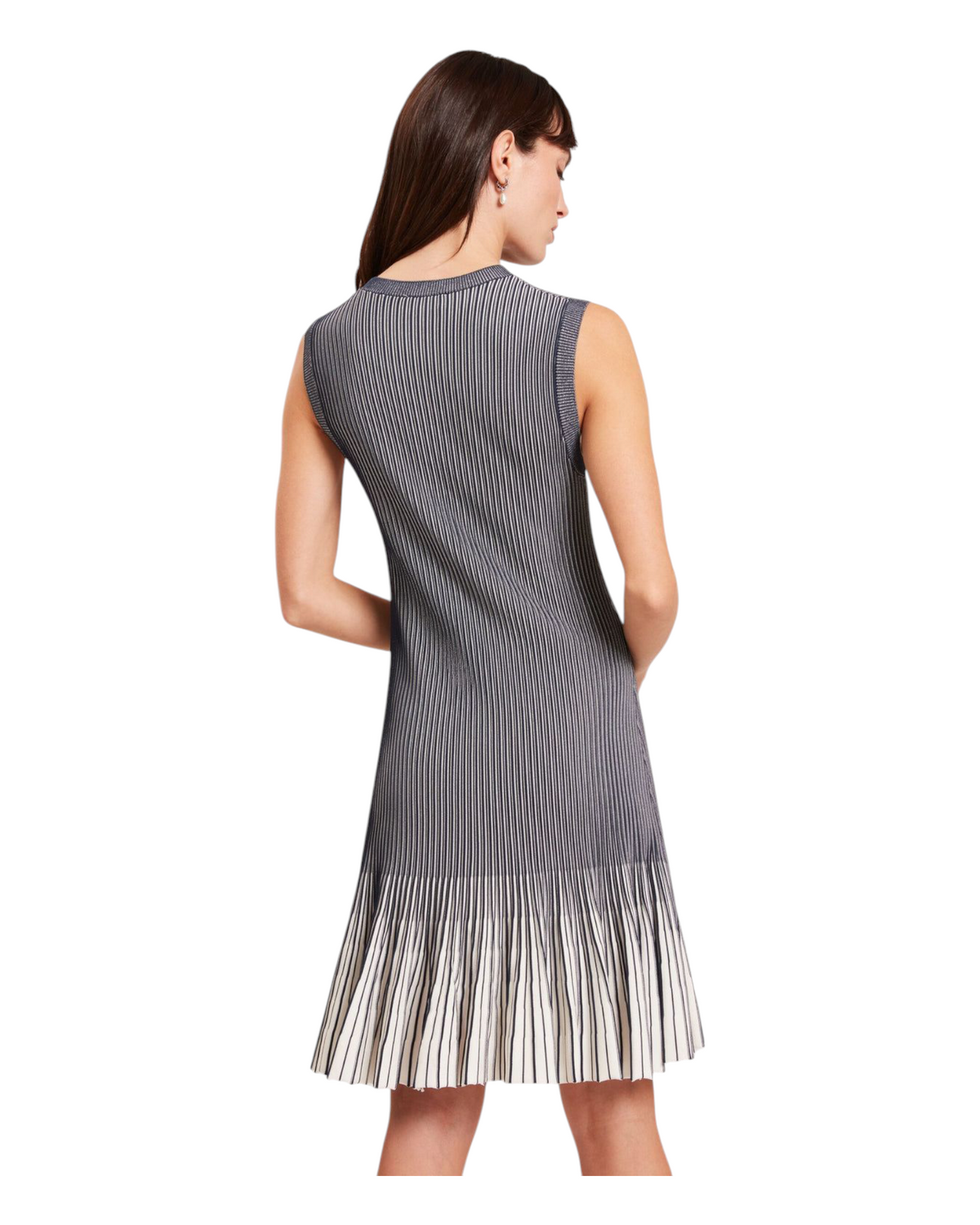 Ριμπ Φόρεμα με Ombre Εφέ LILYO