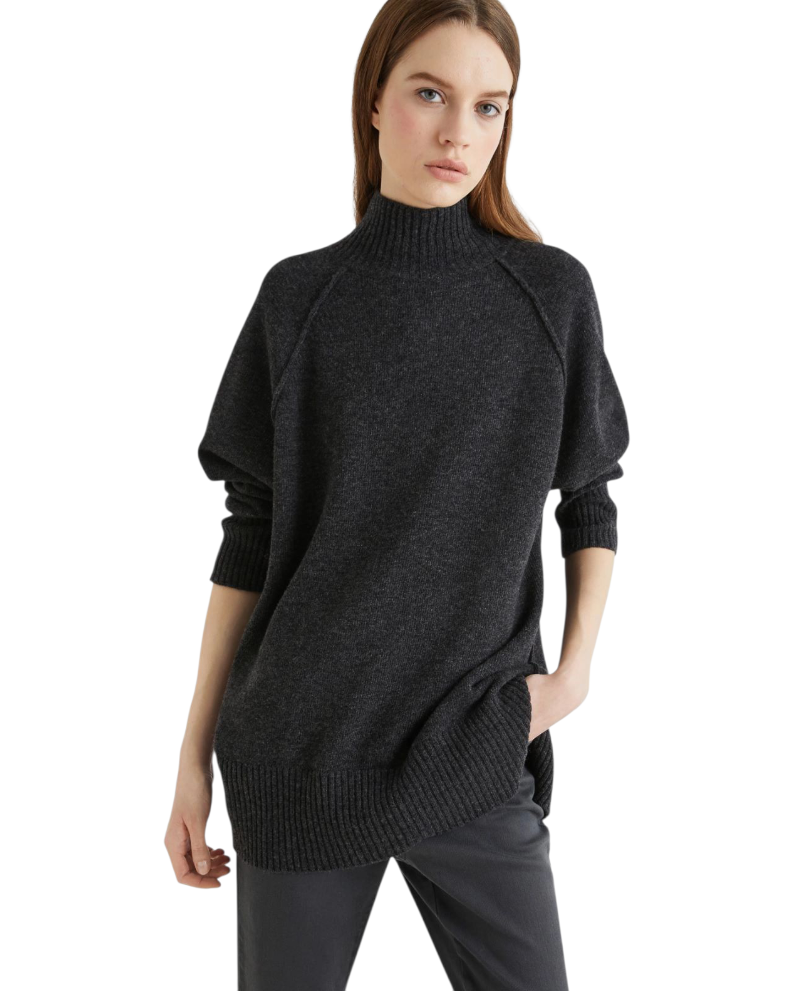 Πουλόβερ με ψηλό λαιμό ECCELSO