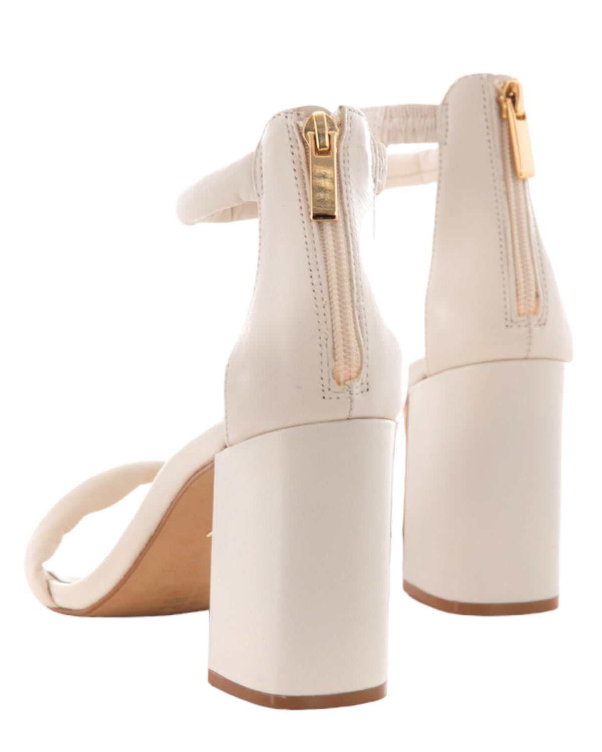 Πέδιλο με τακούνι και φερμουάρ