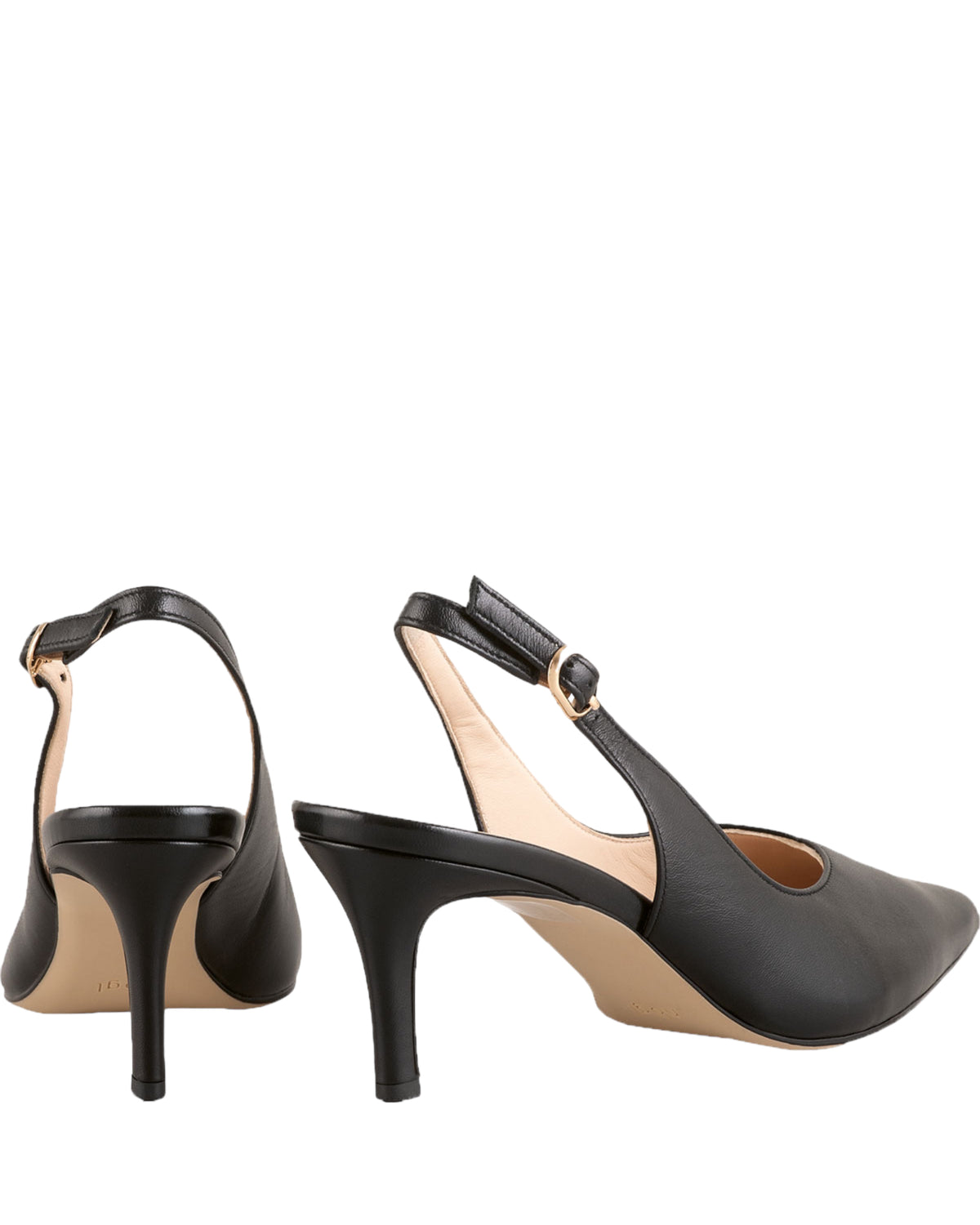 Γόβες δερμάτινες χαμηλές