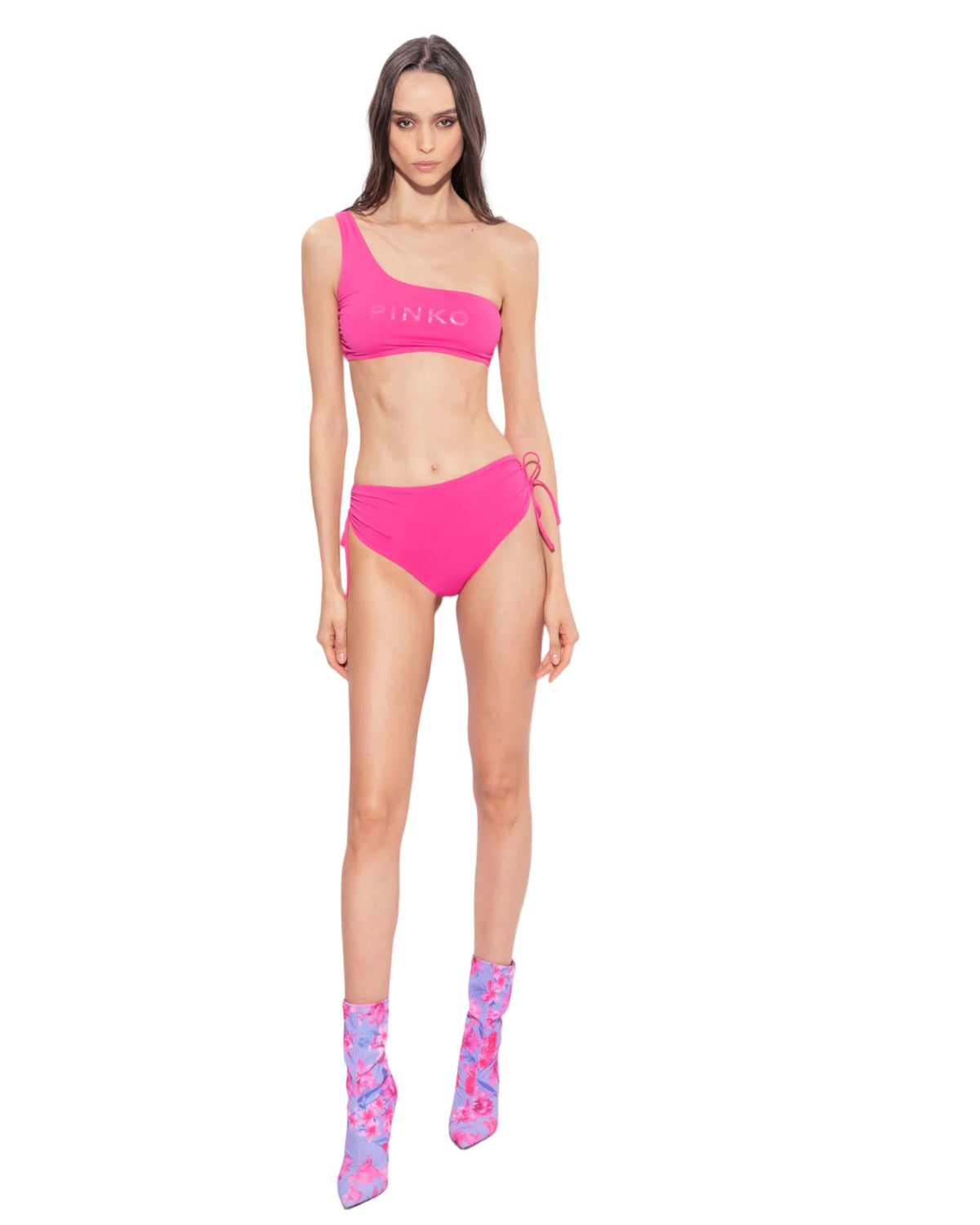 Μπικίνι ψηλόμεσο με κορδόνια LUNIA