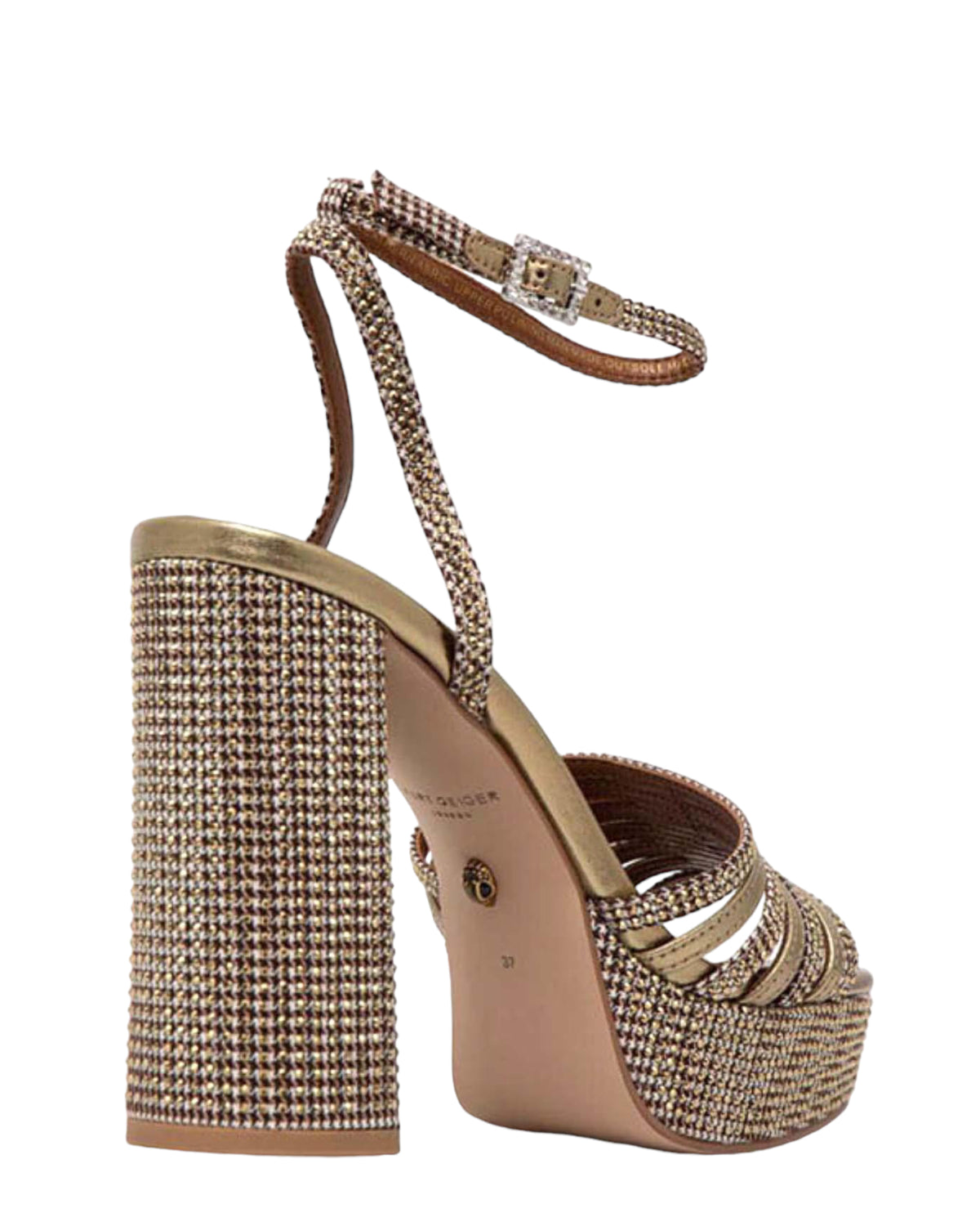 Πέδιλα ψηλοτάκουνα με στρας PIERRA