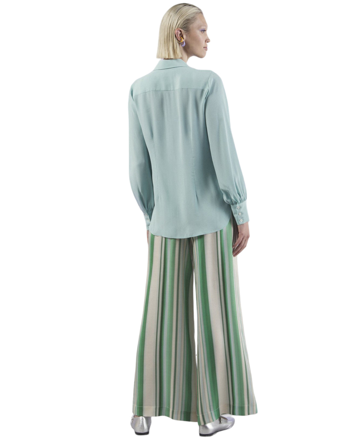 Πουκάμισο μεταξωτό με γιακά