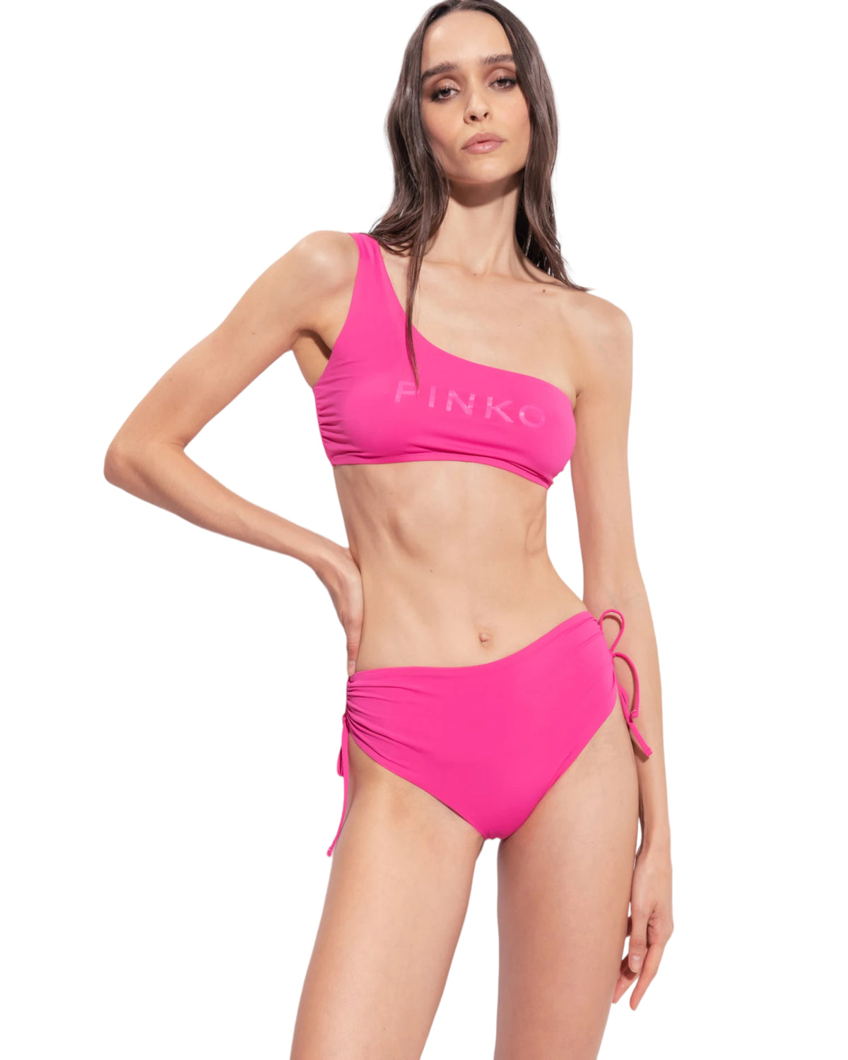 Μπικίνι ψηλόμεσο με κορδόνια LUNIA