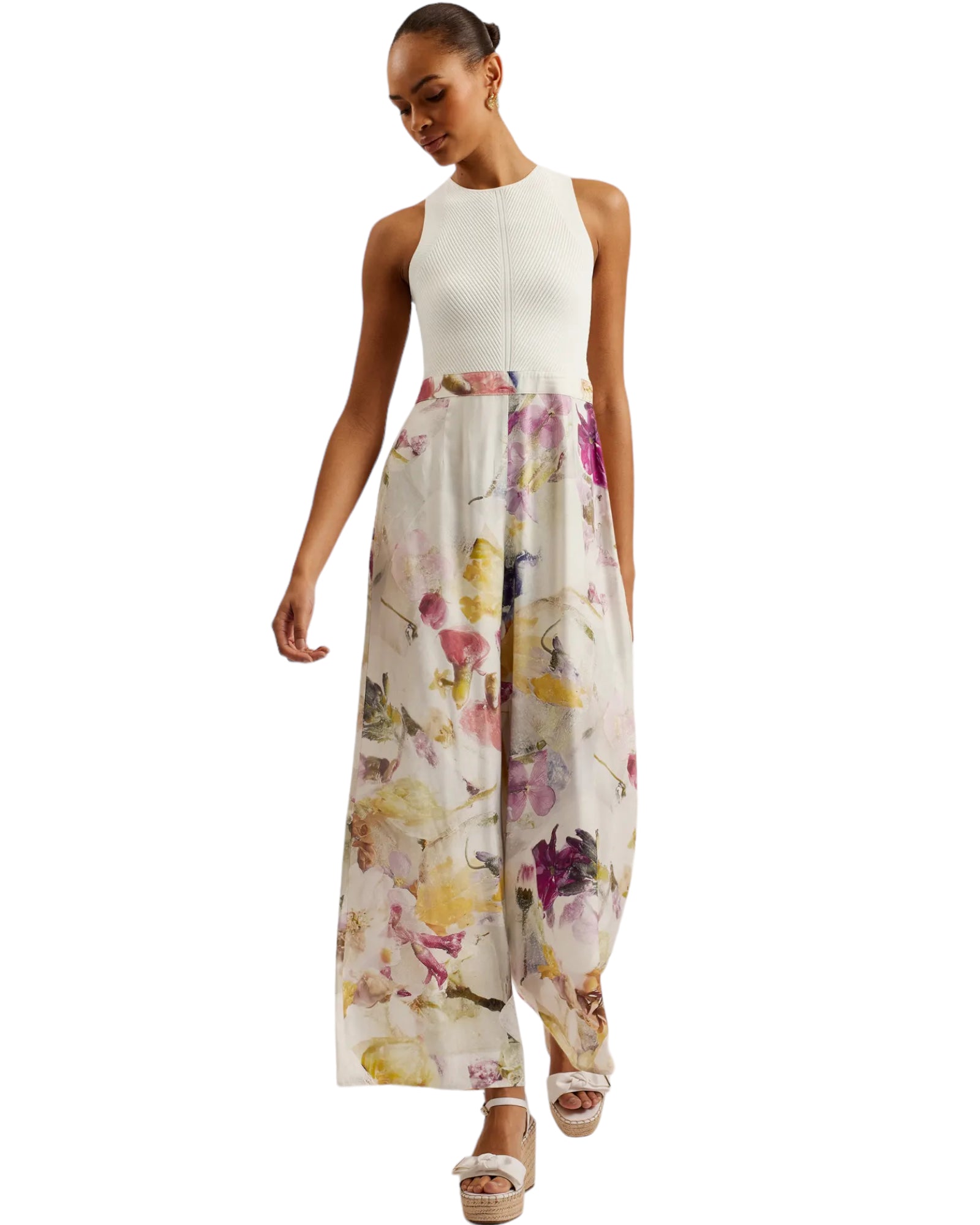 Ολόσωμη φόρμα με floral print TIRSSO