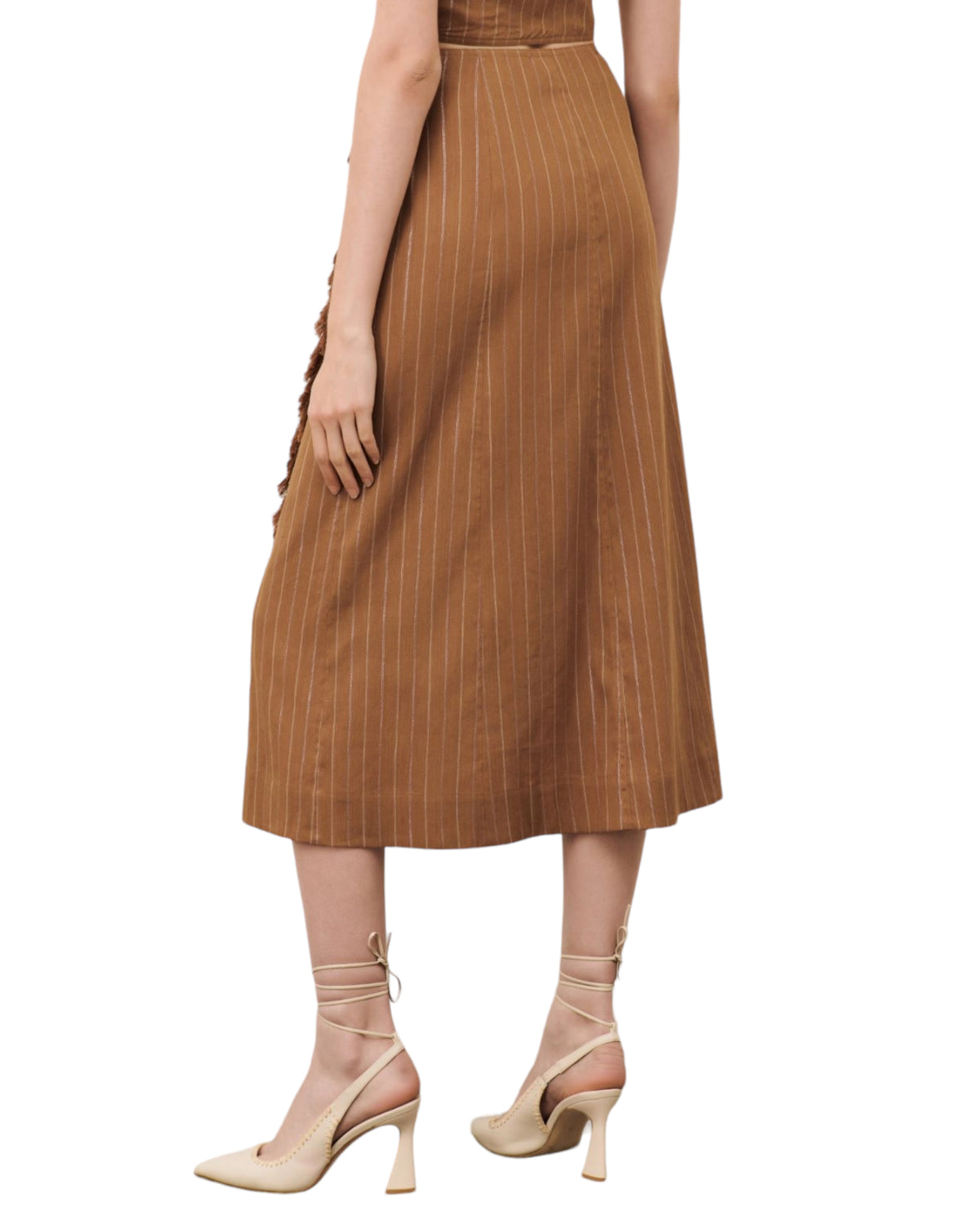 Φούστα Midi με ρίγες VIGO