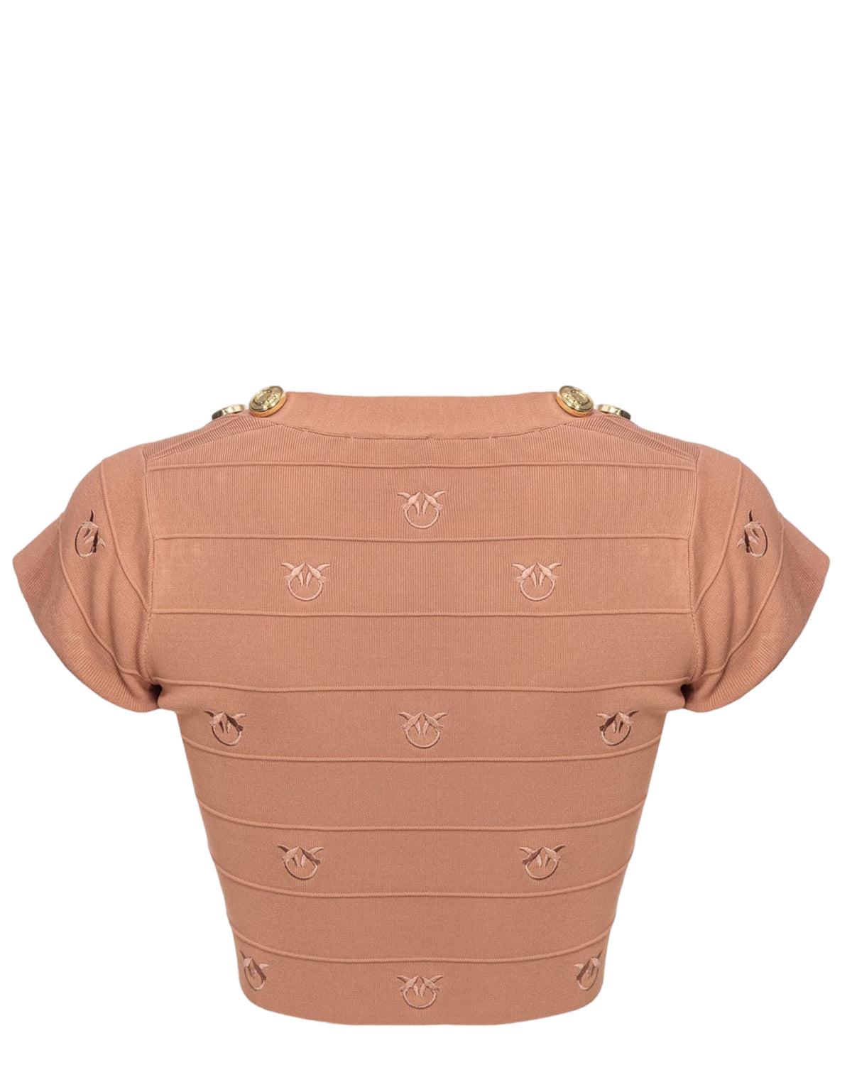 Τοπ cropped με λογότυπο HOODIA