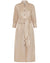 Φόρεμα Midi λινό γυαλιστερό BALIA