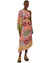 Φόρεμα Midi με έναν ώμο και floral print