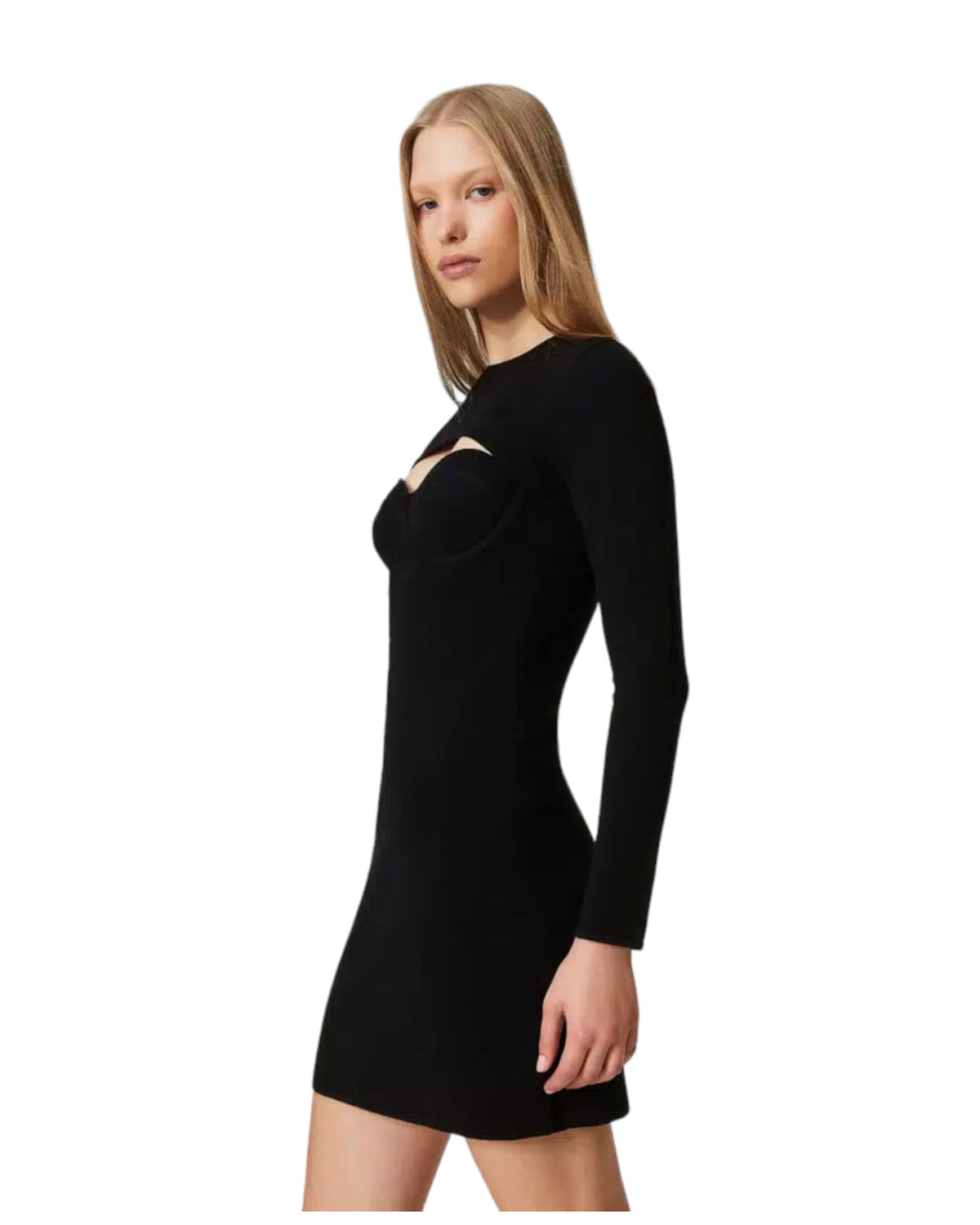 Φόρεμα Mini πλεκτό με άνοιγμα