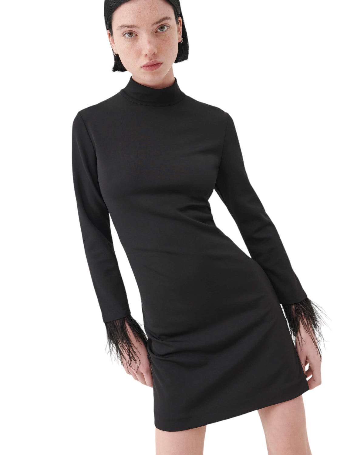 Φόρεμα Mini με πούπουλα IONE