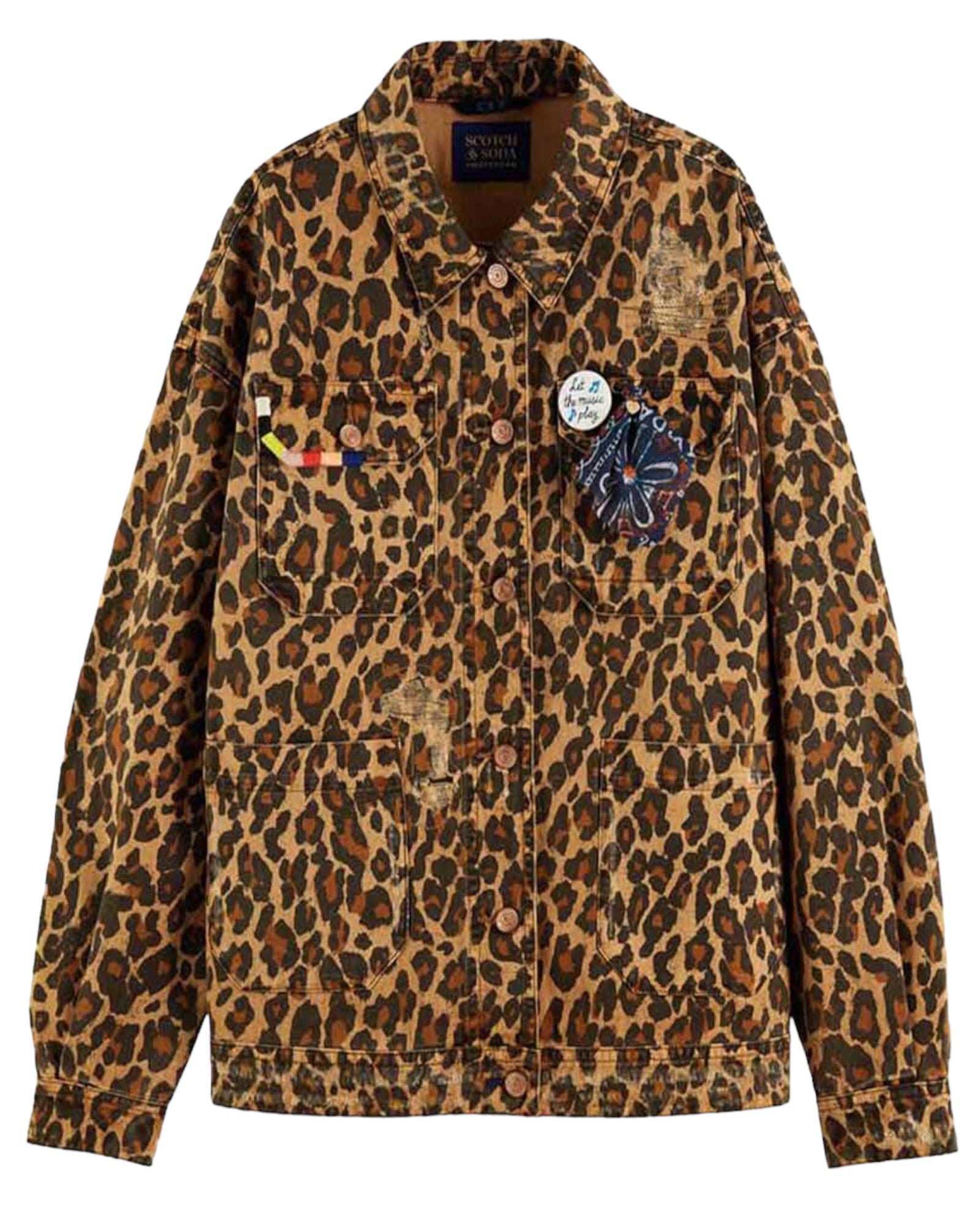 Jacket με animal print