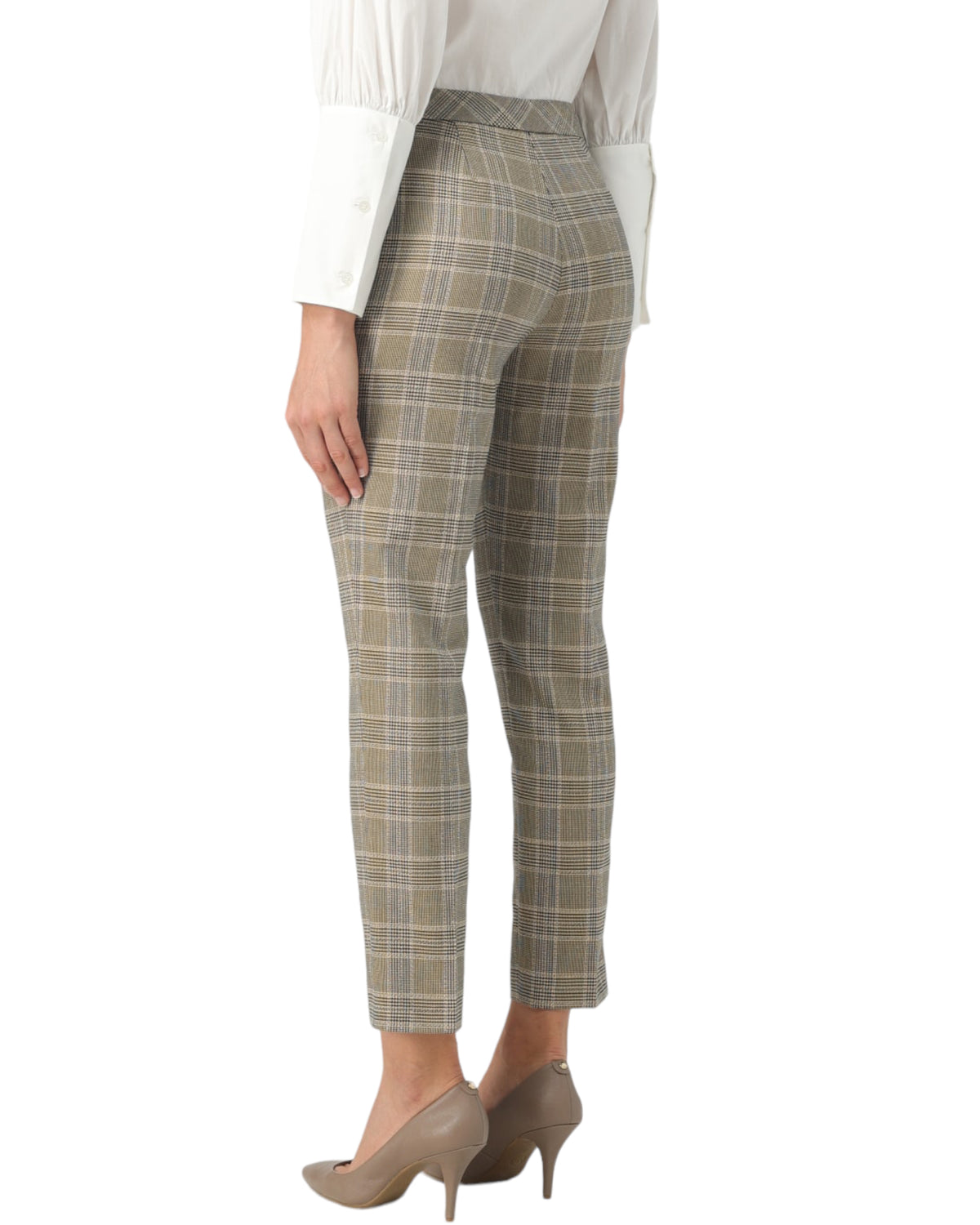 Παντελόνι ψηλόμεσο καρό